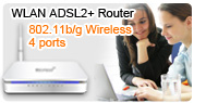 ADSL 2+ 802.11 b/g WLAN Router