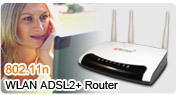 ADSL2+ 802.11 n WLAN Router